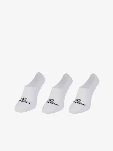 O'Neill FOOTIE ONEILL WHITE 3P Unisex ponožky, biela, veľkosť #5695737