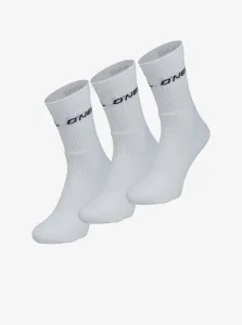 O'Neill SPORTSOCK 3P Unisex ponožky, biela, veľkosť 35-38