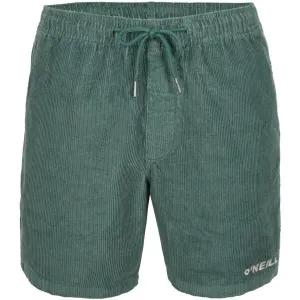 O'Neill CAMORRO CORD SHORT Pánske šortky, zelená, veľkosť #5166554