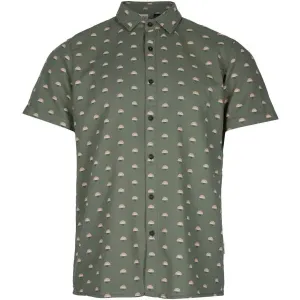 O'Neill AOP CHAMBRAY SHIRT Pánska košeľa s krátkym rukávom, khaki, veľkosť