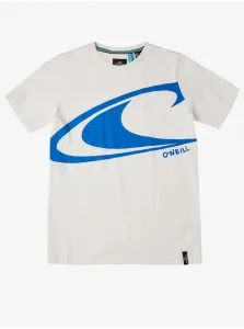 O'Neill LB WAVE SS T-SHIRT Chlapčenské tričko, biela, veľkosť 128