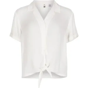 O'Neill CALI WOVEN SHIRT Dámska košeľa s krátkym rukávom, biela, veľkosť #5152462