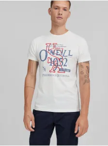 O'Neill CRAFTED SS T-SHIRT Pánske tričko, biela, veľkosť S