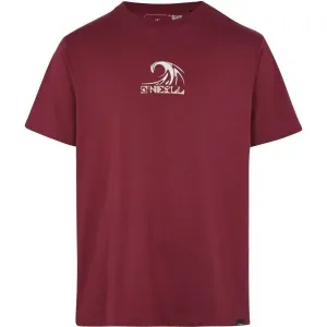 O'Neill DIPSEA T-SHIRT Pánske tričko, vínová, veľkosť