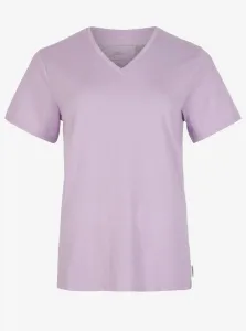 O'Neill ESSENTIALS V-NECK T-SHIRT Dámske tričko, fialová, veľkosť S