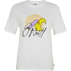 O'Neill LUANO GRAPHIC T-SHIRT Dámske tričko, biela, veľkosť #5495773