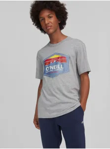 O'Neill MTN HORIZON SS T-SHIRT Pánske tričko, sivá, veľkosť S