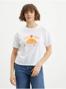 O'Neill PARADISE T-SHIRT Dámske tričko, biela, veľkosť M