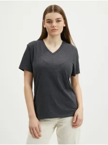 O'Neill ESSENTIALS V-NECK T-SHIRT Dámske tričko, čierna, veľkosť