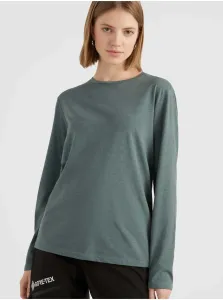 O'Neill ESSENTIAL T-SHIRT L/SLV Dámske tričko s dlhým rukávom, tmavo zelená, veľkosť