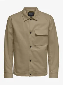 Béžová košeľová bunda ONLY & SONS Hydra #710991