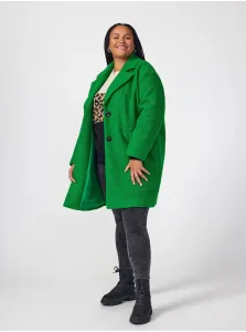 Women's green coat ONLY CARMAKOMA Valeria - Women #8252033