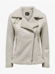 Women's cream jacket in suede finish ONLY New Diana - Women #7809964