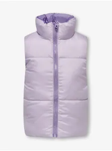 Purple girly double-sided quilted vest ONLY Ricky - Girls #5486991