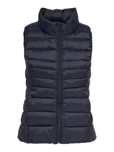 Dark blue ladies quilted vest ONLY New Claire - Ladies