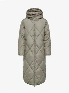 Beige women's quilted coat ONLY New Tamara - Women