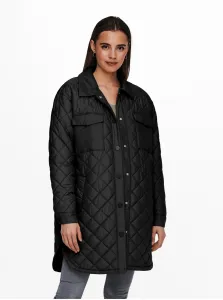 Black Ladies Quilted Light Oversize Coat ONLY New Tanzia - Women #601390