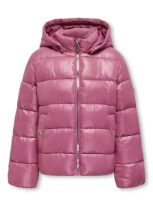 Ružová dievčenská prešívaná bunda ONLY Wemmy #7189528