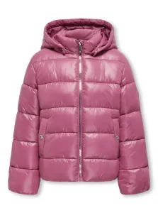 Ružová dievčenská prešívaná bunda ONLY Wemmy #7189527