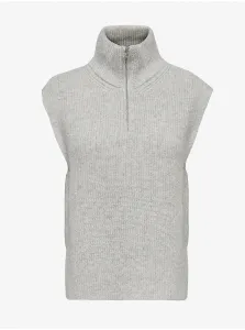 Light gray sweater vest ONLY Tia - Women