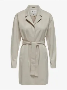 Women's cream suede coat ONLY Joline - Women