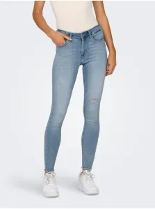 Light Blue Women's Skinny Fit Jeans ONLY Blush - Women's #9086543