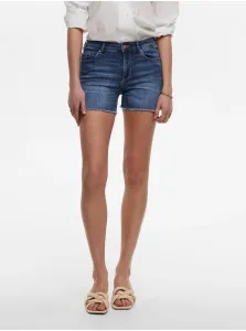 Tmavomodré dámske džínsové kraťasy ONLY Blush #6689578