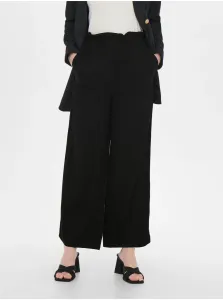 Čierne dámske široké nohavice ONLY Caly #4982413