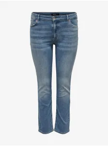 Blue Women Straight Fit Jeans ONLY CARMAKOMA Alicia - Women #584039