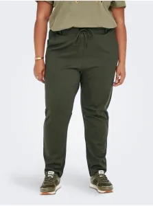 Dark Green Trousers ONLY CARMAKOMA Gold - Women #644240