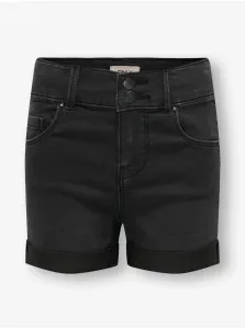 Čierne dievčenské džínsové kraťasy ONLY Carmen #8163194