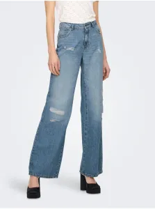 Blue Womens Wide Jeans ONLY Chris - Women #4917060