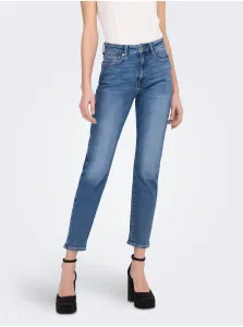 Modré ženy Straight fit džínsy IBA Emily - ženy #7168588