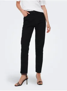 Black Mom Fit Jeans ONLY Jagger - Women