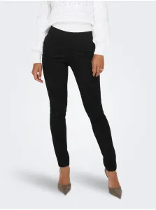Black women's trousers in suede finish ONLY Jo - Women #8074254