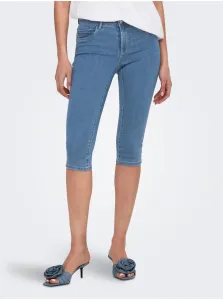 Blue three-quarter skinny fit jeans ONLY Rain - Women