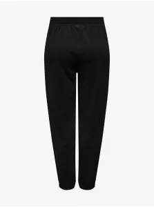 Women's black velvet sweatpants ONLY Rebel - Women
