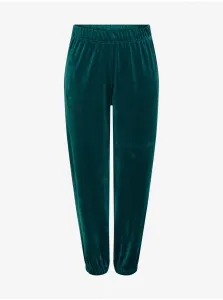 Dark green women's velvet sweatpants ONLY Rebel - Women #8235843