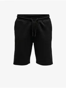 Black Sweatpants Shorts ONLY & SONS Ceres - Men #5034789