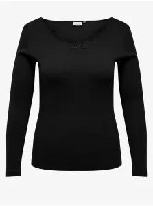 Black women's long sleeve T-shirt ONLY CARMAKOMA New Kira - Women #8414455