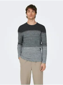 Grey men's sweater ONLY & SONS Panter - Men #8651880