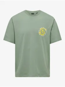 Light Green Men's T-Shirt ONLY & SONS Lucian - Men #9085877