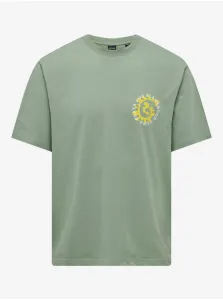 Light Green Men's T-Shirt ONLY & SONS Lucian - Men #9085876