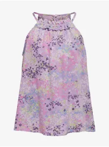 Svetlo fialový dievčenský kvetovaný top ONLY Anna #6931732