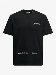 Men's Black T-Shirt ONLY & SONS Apoh - Men #9086152
