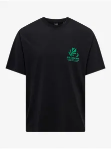 Men's Black T-Shirt ONLY & SONS Lucian - Men #9085881