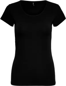 ONLY Dámske tričko ONLLIVE Tight Fit 15205059 Black M