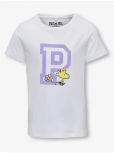White Girls' T-Shirt ONLY Peanuts - Girls #4917609