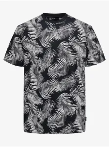 Dark blue men's patterned T-Shirt ONLY & SONS Perry - Men
