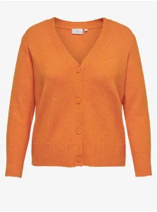 Orange women's cardigan ONLY CARMAKOMA Hazel - Women #8414812